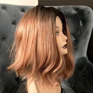 10 inch wavy light brown modern cut cute